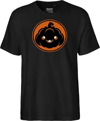 Halloween Spooky Pumpkin - Halloween, Halloween Design, Halloween Art, Halloween Aesthetic, Halloween Pumpkin, Halloween Vibes, Spooky, Spooky Season, Creepy, Scary, Scary Art, Pumpkins, Pumpkin, Dark, Horror, Horror Stories, Fright, Autumn, Autumn Leaves, Autumn Vibes, Autumn Season, Pumpkin Season, Cute, Smile, Smiling - Fairtrade T-Shirt