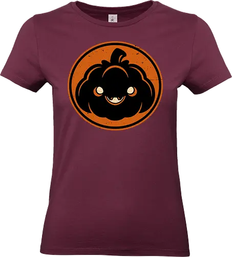 Halloween Spooky Pumpkin - Halloween, Halloween Design, Halloween Art, Halloween Aesthetic, Halloween Pumpkin, Halloween Vibes, Spooky, Spooky Season, Creepy, Scary, Scary Art, Pumpkins, Pumpkin, Dark, Horror, Horror Stories, Fright, Autumn, Autumn Leaves, Autumn Vibes, Autumn Season, Pumpkin Season, Cute, Smile, Smiling - Standard T-Shirt (Women)