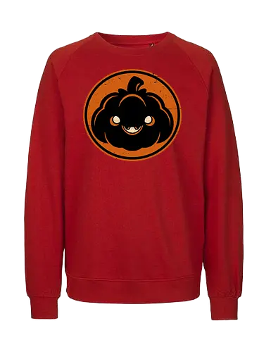Halloween Spooky Pumpkin - Halloween, Halloween Design, Halloween Art, Halloween Aesthetic, Halloween Pumpkin, Halloween Vibes, Spooky, Spooky Season, Creepy, Scary, Scary Art, Pumpkins, Pumpkin, Dark, Horror, Horror Stories, Fright, Autumn, Autumn Leaves, Autumn Vibes, Autumn Season, Pumpkin Season, Cute, Smile, Smiling - Fairtrade Sweatshirt