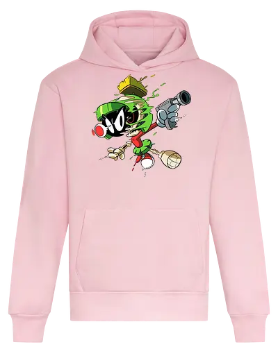 Freaky Grüner Marsianer Horror - Underground Alien Cartoon Kunst - grüner Marsianer Horror, Alien Cartoon Freaky, grünes Marsianer Skelett, rotes hypnotisches Auge Cartoon, Marvin the Martian, horror, schmelzendes grünes Schleim, Underground Alien Kunst, Alien Horror Geek Druck, Zombie Marsianer Waffe, römischer Helm Cartoon Horror, alternative Alien Kunst, Weltraum Cartoon Horror, urbaner Alien Geek Druck, Marsianer Pop Art Horror, Alien Charakter Horror, dunkler Alien Cartoon - Heavyweight Hoodie