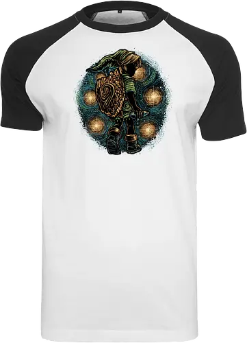 Melody of the Night Sky - legend, games, Japanese, adventure, Hero, gaming, gamer, videogames - Raglan T-Shirt