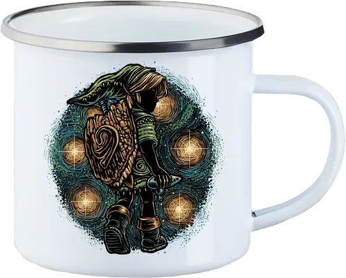 Melody of the Night Sky - legend, games, Japanese, adventure, Hero, gaming, gamer, videogames - Enamel Mug