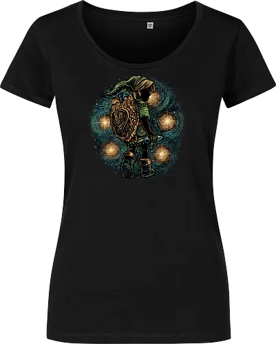 Melody of the Night Sky - legend, games, Japanese, adventure, Hero, gaming, gamer, videogames - Women T-Shirt