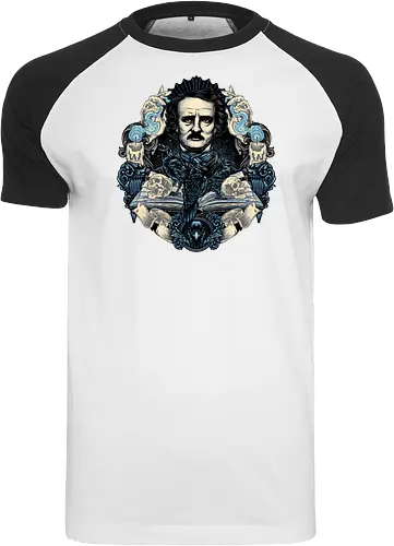 Keeper of the Macabre - Writer, poet, book, books, editor, critic, poetry, stories, theories, literature - Raglan T-Shirt