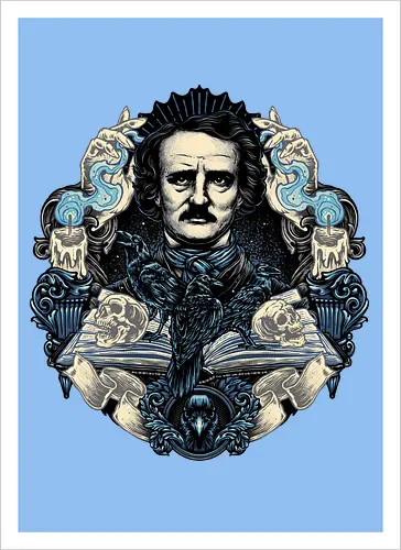 Keeper of the Macabre - Writer, poet, book, books, editor, critic, poetry, stories, theories, literature - Artprint