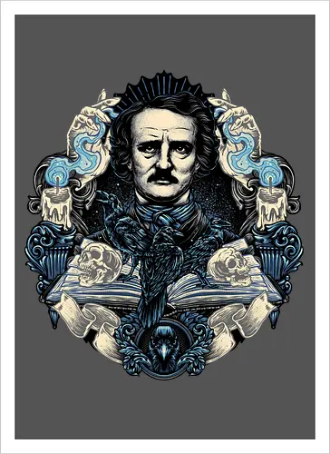 Keeper of the Macabre - Writer, poet, book, books, editor, critic, poetry, stories, theories, literature - Artprint