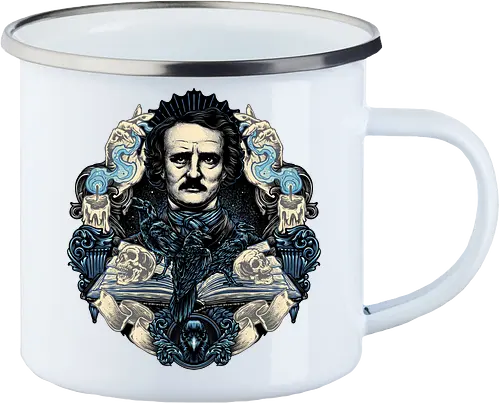 Keeper of the Macabre - Writer, poet, book, books, editor, critic, poetry, stories, theories, literature - Enamel Mug