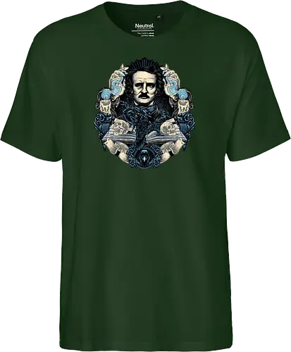 Keeper of the Macabre - Writer, poet, book, books, editor, critic, poetry, stories, theories, literature - Fairtrade T-Shirt