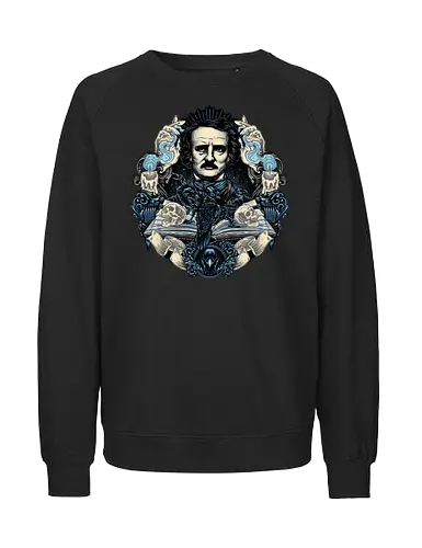 Keeper of the Macabre - Writer, poet, book, books, editor, critic, poetry, stories, theories, literature - Fairtrade Sweatshirt