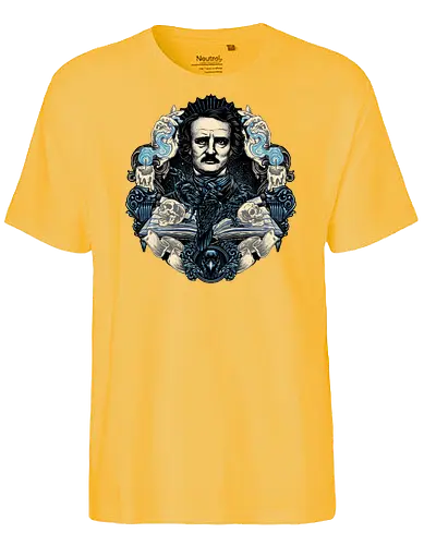 Keeper of the Macabre - Writer, poet, book, books, editor, critic, poetry, stories, theories, literature - Fairtrade T-Shirt
