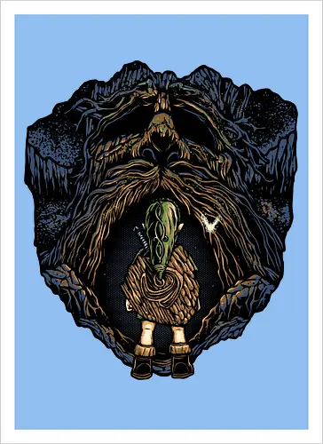 The Legend Continues - Hero, gaming, gamer, videogames, legend, games, Japanese, adventure - Artprint