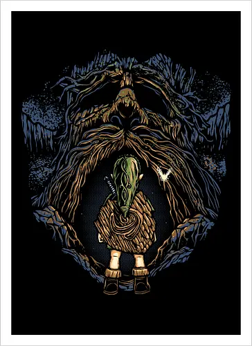 The Legend Continues - Hero, gaming, gamer, videogames, legend, games, Japanese, adventure - Artprint