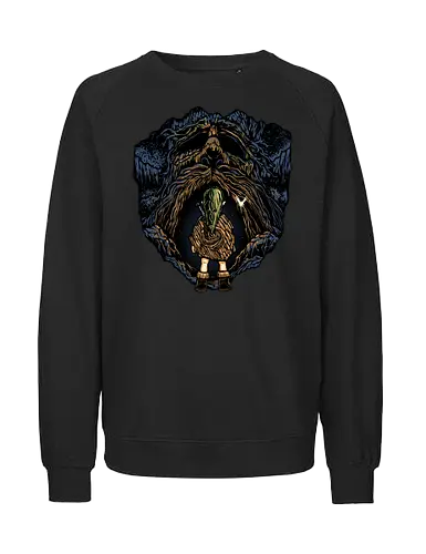 The Legend Continues - Hero, gaming, gamer, videogames, legend, games, Japanese, adventure - Fairtrade Sweatshirt