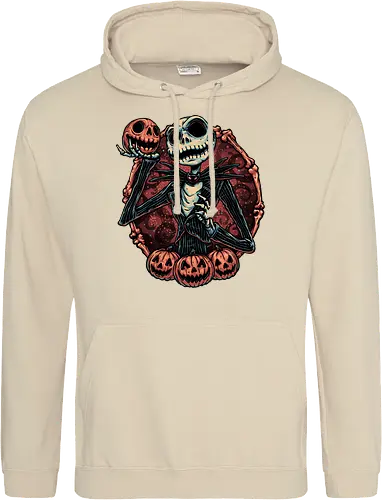 Pumpkin Nightmare - Movie, animated, animation, horror, Halloween, pumpkin, skeleton, character, fantasy - Standard Hoodie