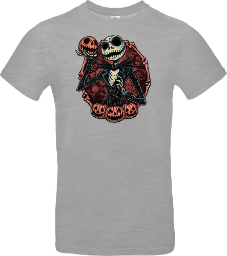Pumpkin Nightmare - Movie, animated, animation, horror, Halloween, pumpkin, skeleton, character, fantasy - Standard T-Shirt