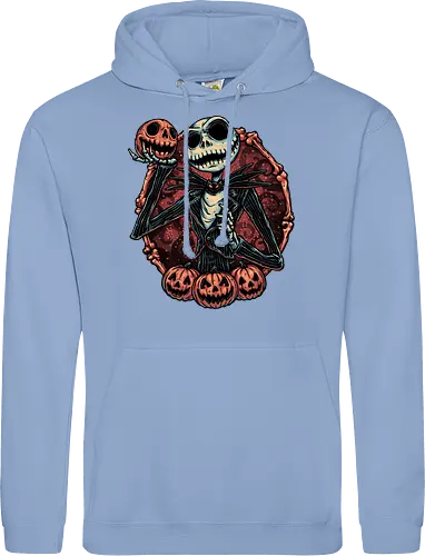 Pumpkin Nightmare - Movie, animated, animation, horror, Halloween, pumpkin, skeleton, character, fantasy - Standard Hoodie