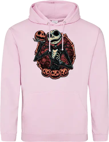 Pumpkin Nightmare - Movie, animated, animation, horror, Halloween, pumpkin, skeleton, character, fantasy - Standard Hoodie
