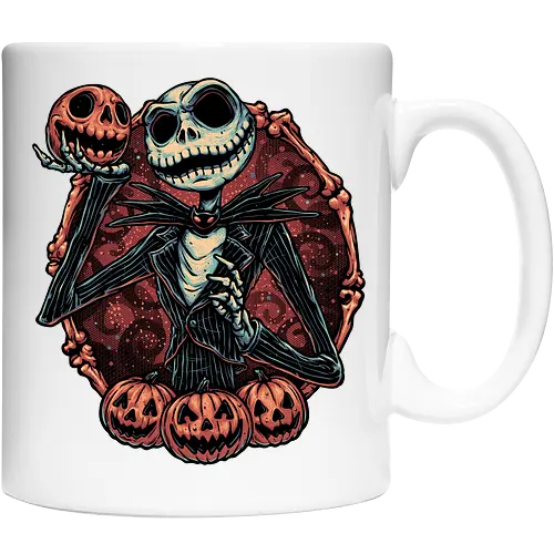 Pumpkin Nightmare - Movie, animated, animation, horror, Halloween, pumpkin, skeleton, character, fantasy - Cup