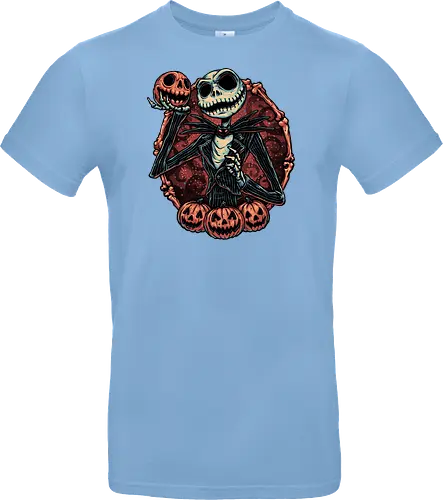 Pumpkin Nightmare - Movie, animated, animation, horror, Halloween, pumpkin, skeleton, character, fantasy - Standard T-Shirt