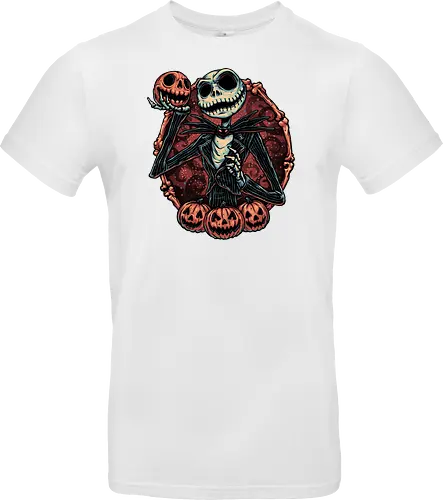 Pumpkin Nightmare - Movie, animated, animation, horror, Halloween, pumpkin, skeleton, character, fantasy - Standard T-Shirt