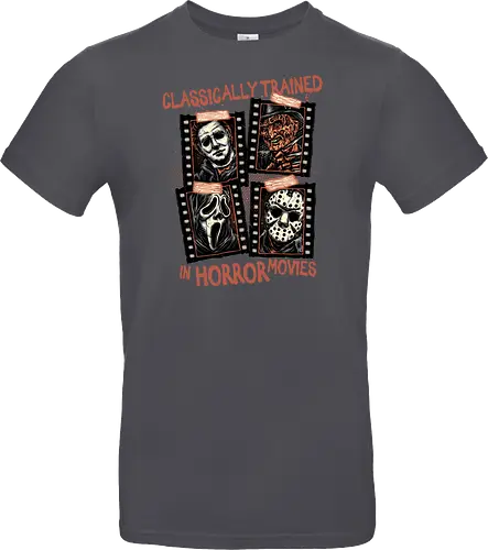 Classically Trained in Horror Movies - Horror, horror movies, classic horror, classic, villain, Halloween - Standard T-Shirt