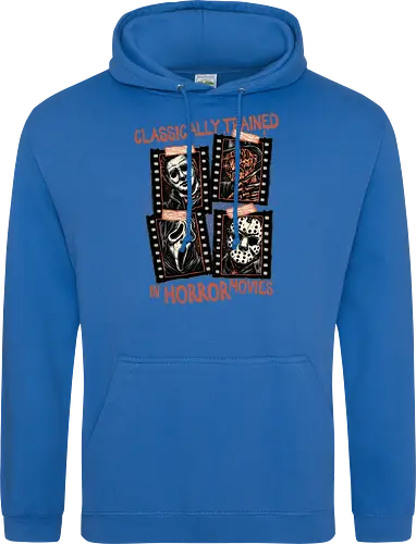 Classically Trained in Horror Movies - Horror, horror movies, classic horror, classic, villain, Halloween - Standard Hoodie