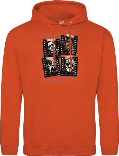 Classically Trained in Horror Movies - Horror, horror movies, classic horror, classic, villain, Halloween - Standard Hoodie