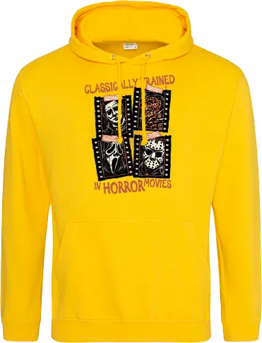 Classically Trained in Horror Movies - Horror, horror movies, classic horror, classic, villain, Halloween - Standard Hoodie