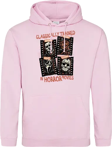 Classically Trained in Horror Movies - Horror, horror movies, classic horror, classic, villain, Halloween - Standard Hoodie