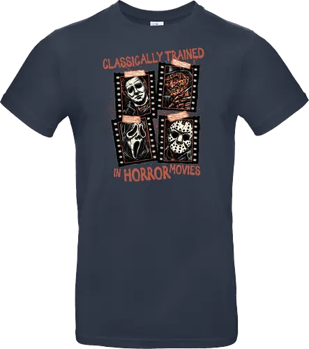 Classically Trained in Horror Movies - Horror, horror movies, classic horror, classic, villain, Halloween - Standard T-Shirt