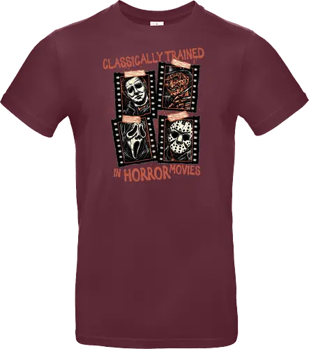 Classically Trained in Horror Movies - Horror, horror movies, classic horror, classic, villain, Halloween - Standard T-Shirt