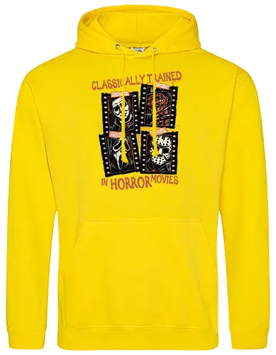 Classically Trained in Horror Movies - Horror, horror movies, classic horror, classic, villain, Halloween - Standard Hoodie