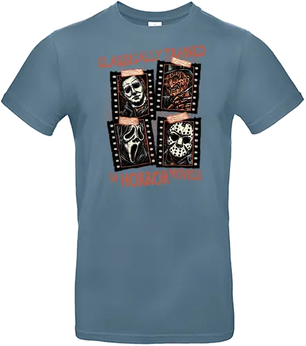 Classically Trained in Horror Movies - Horror, horror movies, classic horror, classic, villain, Halloween - Standard T-Shirt