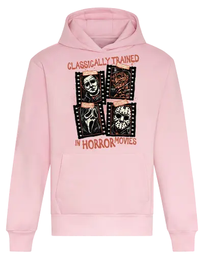 Classically Trained in Horror Movies - Horror, horror movies, classic horror, classic, villain, Halloween - Heavyweight Hoodie