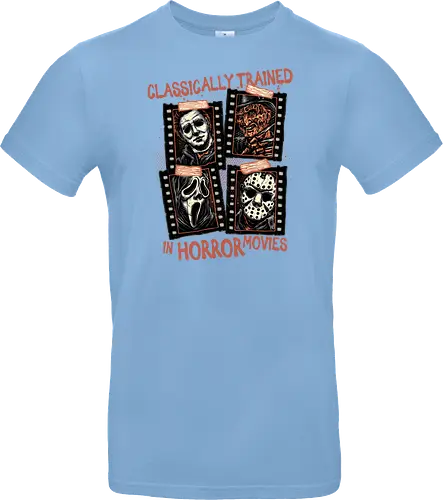 Classically Trained in Horror Movies - Horror, horror movies, classic horror, classic, villain, Halloween - Standard T-Shirt