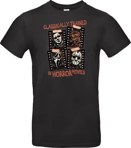 Classically Trained in Horror Movies - Horror, horror movies, classic horror, classic, villain, Halloween - Standard T-Shirt