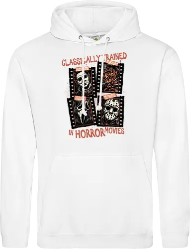 Classically Trained in Horror Movies - Horror, horror movies, classic horror, classic, villain, Halloween - Standard Hoodie