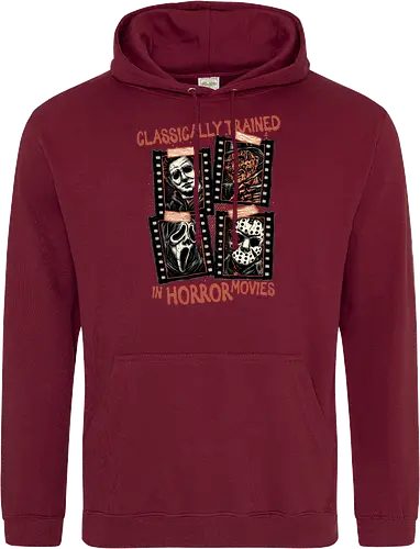 Classically Trained in Horror Movies - Horror, horror movies, classic horror, classic, villain, Halloween - Standard Hoodie