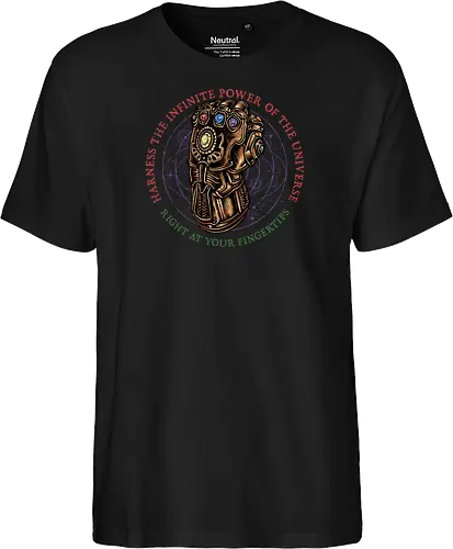 The Infinite Power of the Universe - Movie, film, superhero, villain, comics, comic, character, action, sci-fi, science fiction - Fairtrade T-Shirt