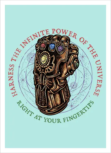 The Infinite Power of the Universe - Movie, film, superhero, villain, comics, comic, character, action, sci-fi, science fiction - Artprint