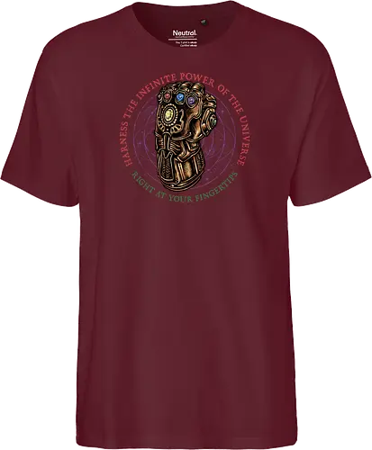 The Infinite Power of the Universe - Movie, film, superhero, villain, comics, comic, character, action, sci-fi, science fiction - Fairtrade T-Shirt