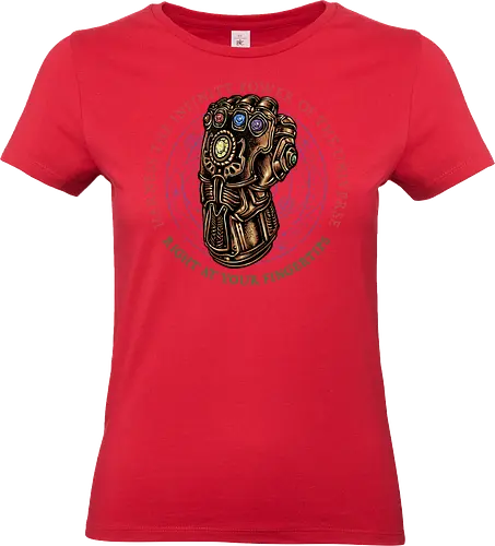 The Infinite Power of the Universe - Movie, film, superhero, villain, comics, comic, character, action, sci-fi, science fiction - Standard T-Shirt (Women)