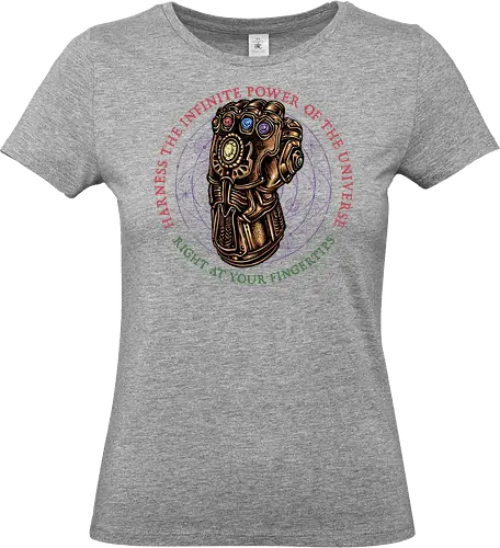 The Infinite Power of the Universe - Movie, film, superhero, villain, comics, comic, character, action, sci-fi, science fiction - Standard T-Shirt (Women)