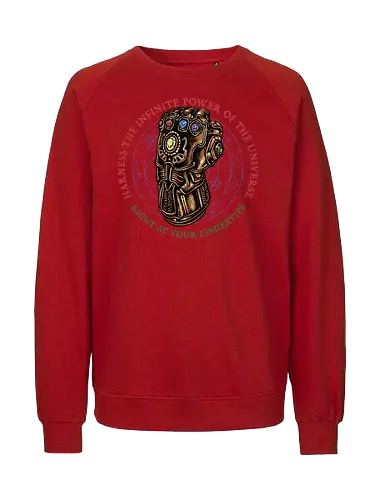 The Infinite Power of the Universe - Movie, film, superhero, villain, comics, comic, character, action, sci-fi, science fiction - Fairtrade Sweatshirt