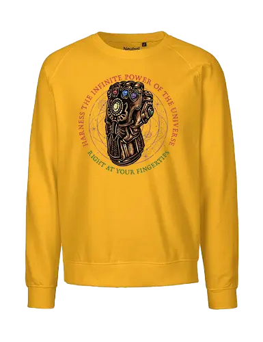 The Infinite Power of the Universe - Movie, film, superhero, villain, comics, comic, character, action, sci-fi, science fiction - Fairtrade Sweatshirt