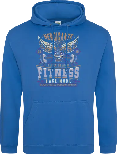 Nergigante Fitness - hunting, monster hunter world, nergigante, gamer, gaming, video games, iceborne, palico, wyvern, monster hunter rise, monster hunter wilds, furious rajang, pukei pukei, wilds ascendance - Standard Hoodie