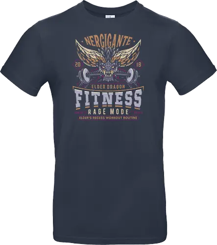 Nergigante Fitness - hunting, monster hunter world, nergigante, gamer, gaming, video games, iceborne, palico, wyvern, monster hunter rise, monster hunter wilds, furious rajang, pukei pukei, wilds ascendance - Standard T-Shirt
