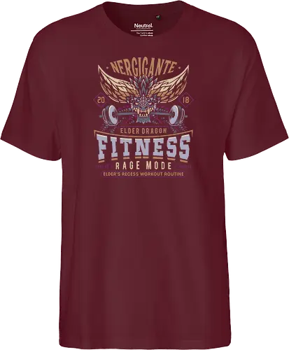 Nergigante Fitness - hunting, monster hunter world, nergigante, gamer, gaming, video games, iceborne, palico, wyvern, monster hunter rise, monster hunter wilds, furious rajang, pukei pukei, wilds ascendance - Fairtrade T-Shirt