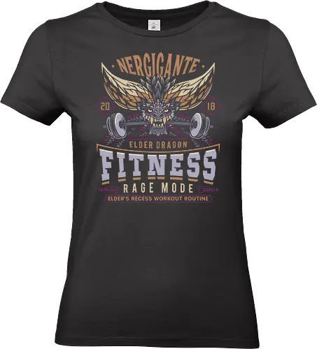 Nergigante Fitness - hunting, monster hunter world, nergigante, gamer, gaming, video games, iceborne, palico, wyvern, monster hunter rise, monster hunter wilds, furious rajang, pukei pukei, wilds ascendance - Standard T-Shirt (Women)