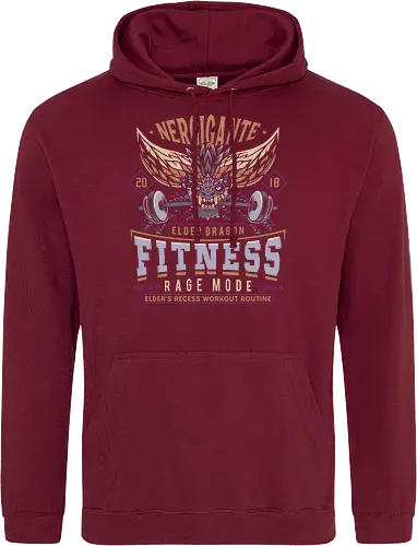 Nergigante Fitness - hunting, monster hunter world, nergigante, gamer, gaming, video games, iceborne, palico, wyvern, monster hunter rise, monster hunter wilds, furious rajang, pukei pukei, wilds ascendance - Standard Hoodie